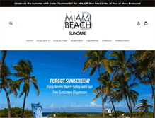 Tablet Screenshot of miamibeachsun.com